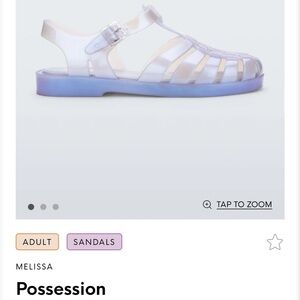 Melissa Womens  Translucent  Sandals